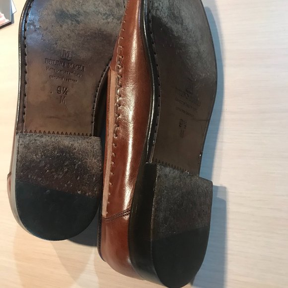 Handcrafted genuine Leather and suede Loafers - Picture 3 of 5